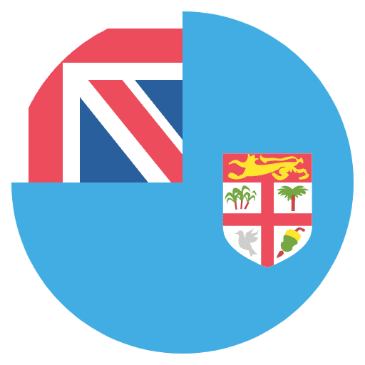 Flag Fiji Element from EmojiTwo Colors Set