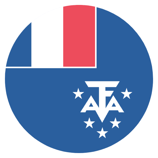 Flag French Southern Territories Emoji from EmojiTwo Colors Set
