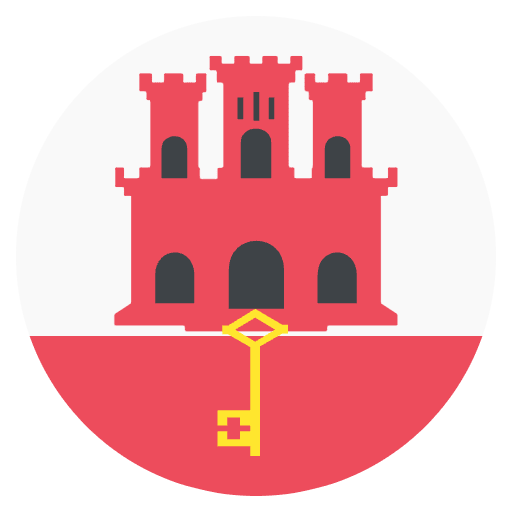 Flag Gibraltar Emoji from EmojiTwo Colors Set
