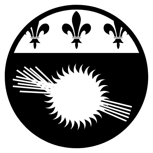 Flag Guadeloupe Emoji from EmojiTwo Black Set