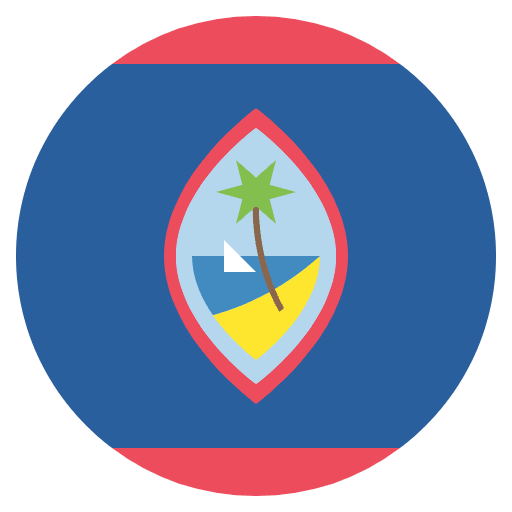 Flag Guam Emoji from EmojiTwo Colors Set