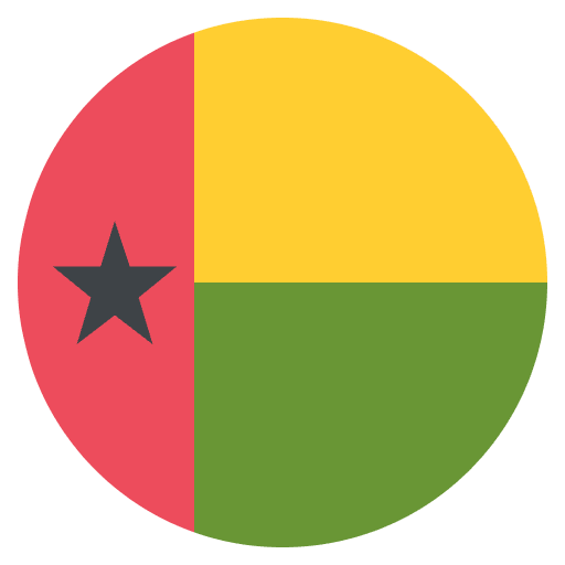 Flag Guinea Bissau Element from EmojiTwo Colors Set