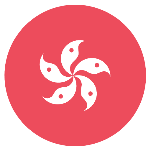 Flag Hong Kong Sar China Emoji from EmojiTwo Colors Set