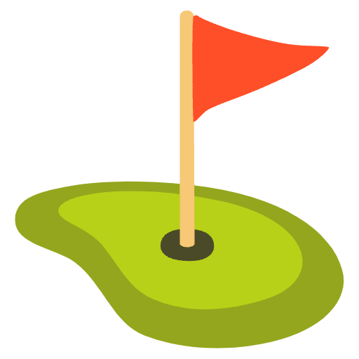 Flag In Hole Element from Noto Emojis Set