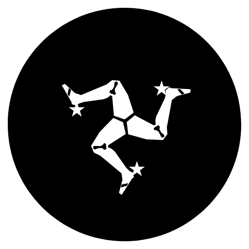 Flag Isle Of Man Element from EmojiTwo Black Set