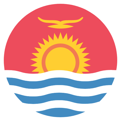 Flag Kiribati Element from EmojiTwo Colors Set