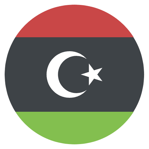 Flag Libya Emoji from EmojiTwo Colors Set