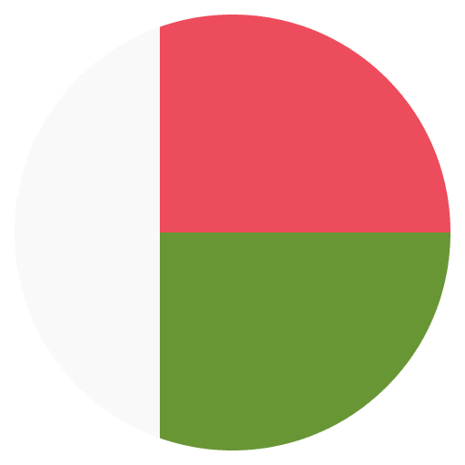 Flag Madagascar Emoji from EmojiTwo Colors Set