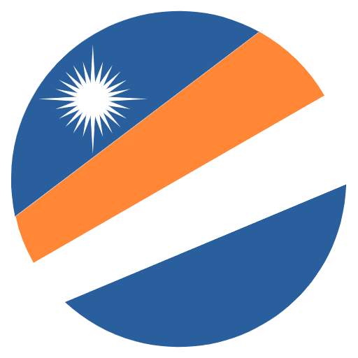 Flag Marshall Islands Emoji from EmojiTwo Colors Set