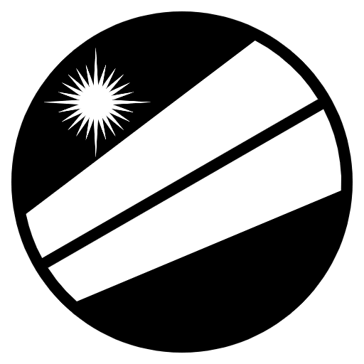 Flag Marshall Islands Emoji from EmojiTwo Black Set
