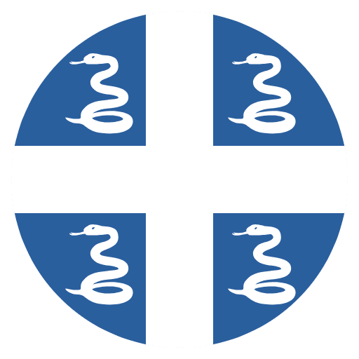 Flag Martinique Emoji from EmojiTwo Colors Set