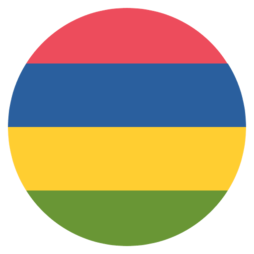 Flag Mauritius Emoji from EmojiTwo Colors Set