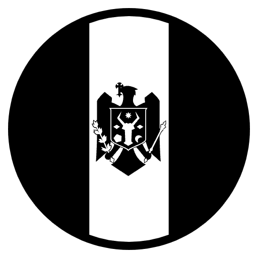 Flag Moldova Element from EmojiTwo Black Set