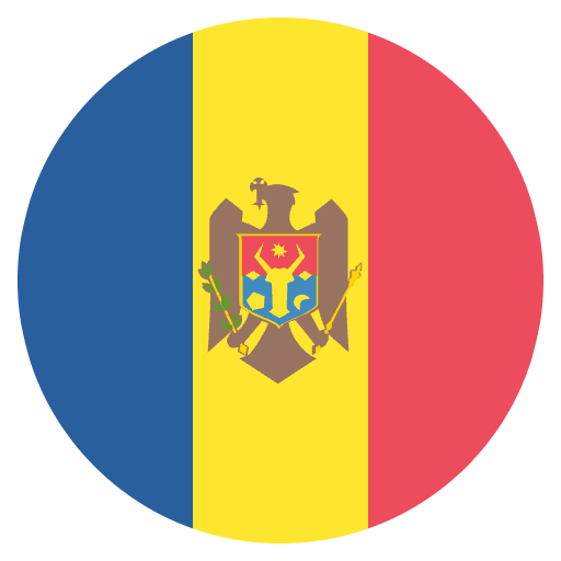 Flag Moldova Element from EmojiTwo Colors Set