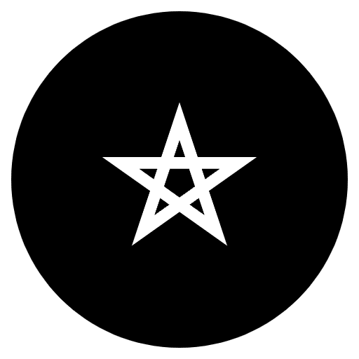 Flag Morocco Emoji from EmojiTwo Black Set