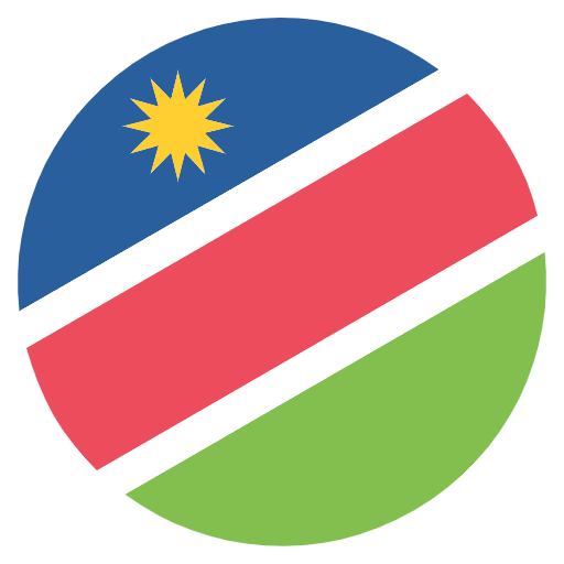 Flag Namibia Element from EmojiTwo Colors Set