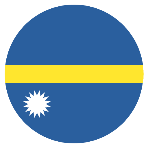 Flag Nauru Emoji from EmojiTwo Colors Set
