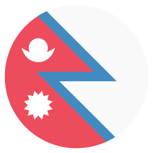 Flag Nepal Emoji from EmojiTwo Colors Set
