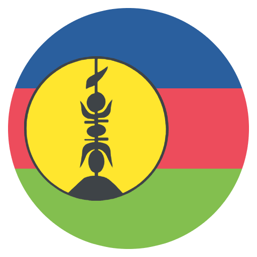 Flag New Caledonia Emoji from EmojiTwo Colors Set