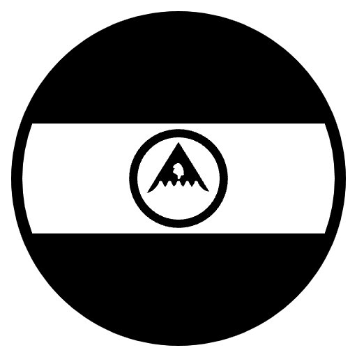 Flag Nicaragua Emoji from EmojiTwo Black Set