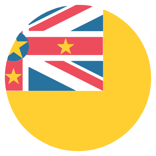 Flag Niue Emoji from EmojiTwo Colors Set
