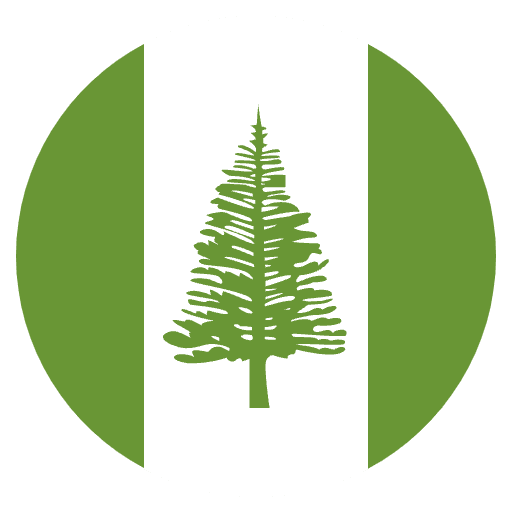 Flag Norfolk Island Emoji from EmojiTwo Colors Set