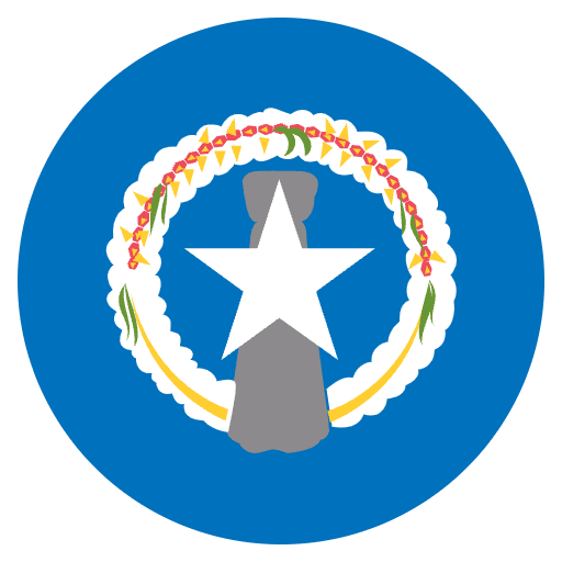 Flag Northern Mariana Islands Element from EmojiTwo Colors Set