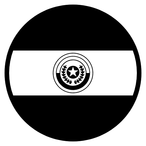 Flag Paraguay Element from EmojiTwo Black Set