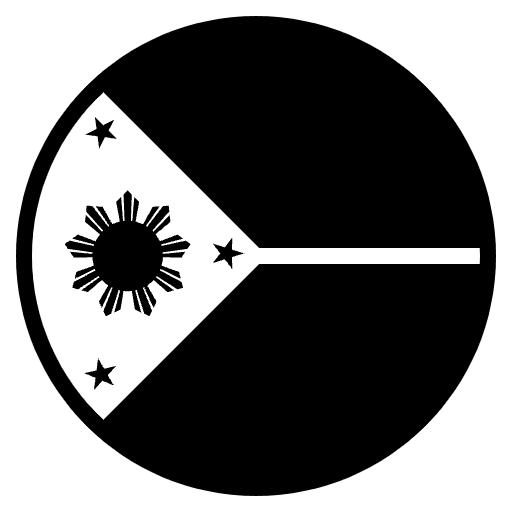 Flag Philippines Element from EmojiTwo Black Set