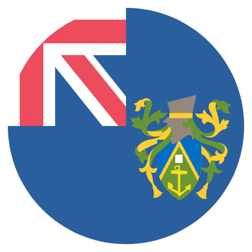 Flag Pitcairn Islands Emoji from EmojiTwo Colors Set