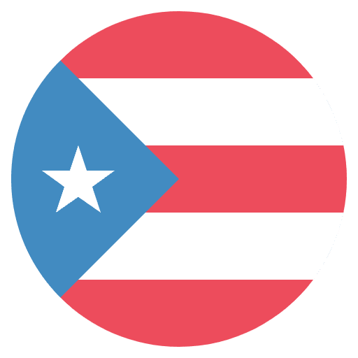 Flag Puerto Rico Element from EmojiTwo Colors Set