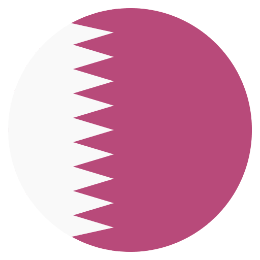 Flag Qatar Emoji from EmojiTwo Colors Set