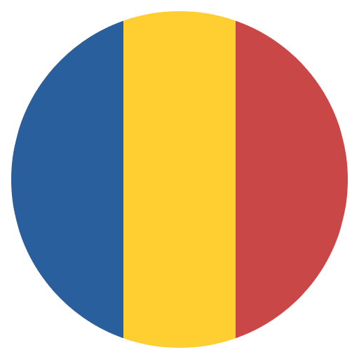 Flag Romania Element from EmojiTwo Colors Set