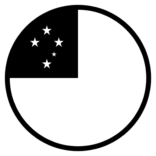 Flag Samoa Element from EmojiTwo Black Set