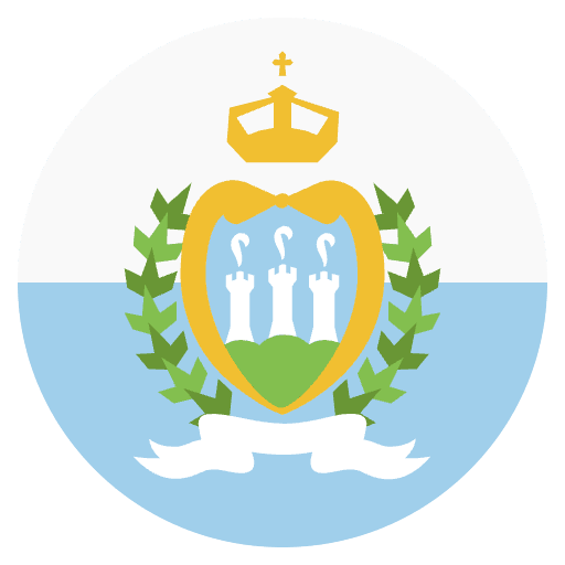Flag San Marino Emoji from EmojiTwo Colors Set