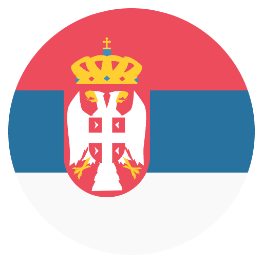 Flag Serbia Element from EmojiTwo Colors Set