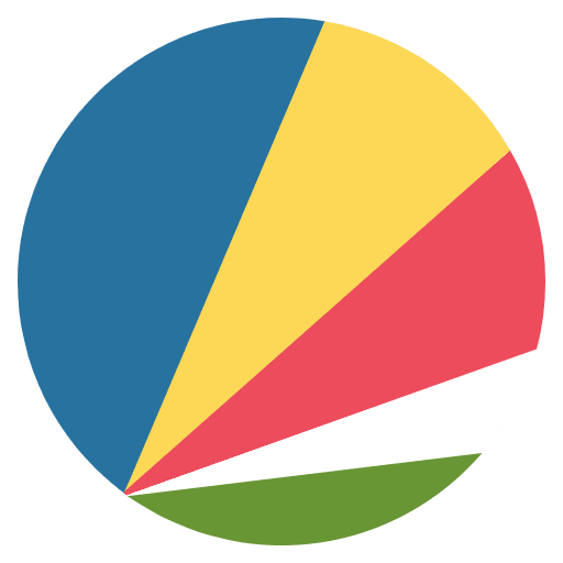 Flag Seychelles Element from EmojiTwo Colors Set