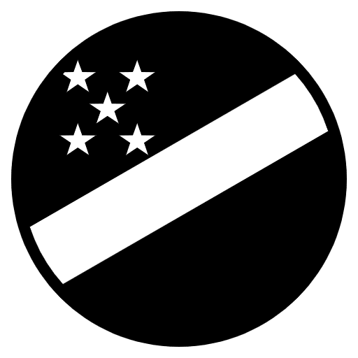 Flag Solomon Islands Emoji from EmojiTwo Black Set