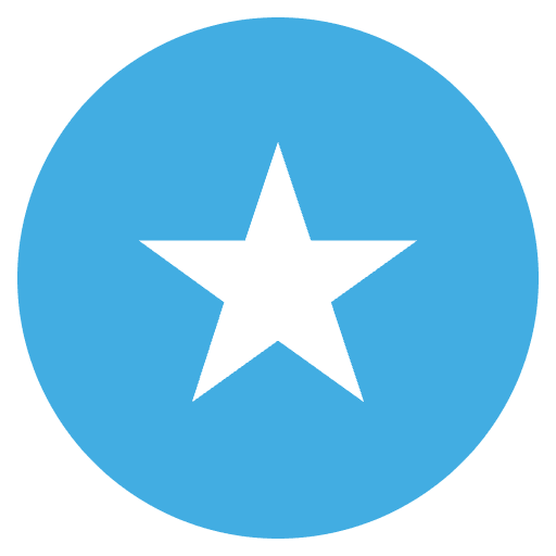 Flag Somalia Element from EmojiTwo Colors Set