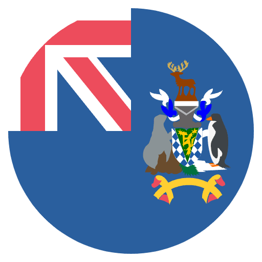Flag South Georgia & South Sandwich Islands Emoji from EmojiTwo Colors Set
