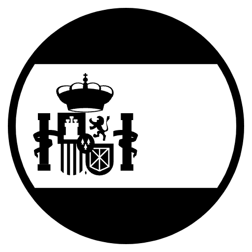 Flag Spain Element from EmojiTwo Black Set