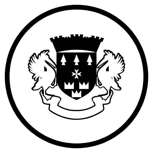 Flag St. Barthélemy Emoji from EmojiTwo Black Set