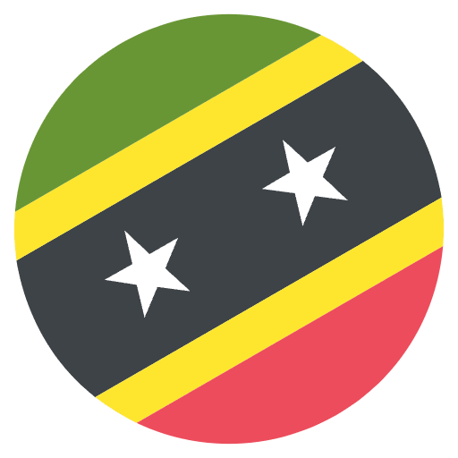 Flag St. Kitts & Nevis Element from EmojiTwo Colors Set
