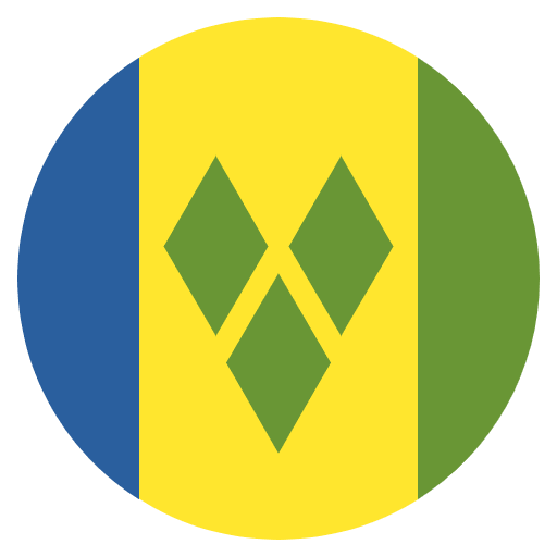 Flag St. Vincent & Grenadines Emoji from EmojiTwo Colors Set