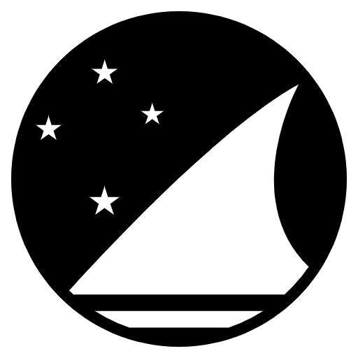Flag Tokelau Element from EmojiTwo Black Set