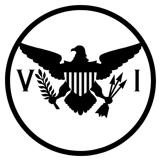 Flag U.s. Virgin Islands Emoji from EmojiTwo Black Set