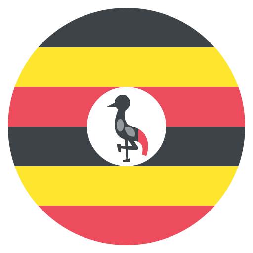 Flag Uganda Element from EmojiTwo Colors Set