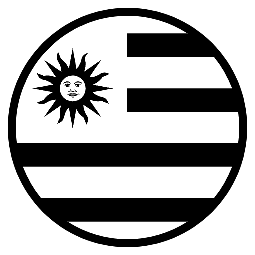 Flag Uruguay Element from EmojiTwo Black Set