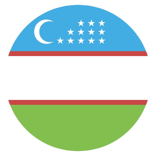 Flag Uzbekistan Emoji from EmojiTwo Colors Set