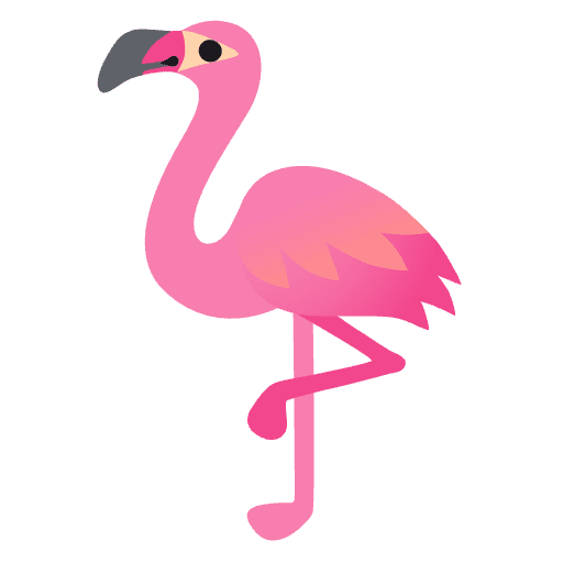 Flamingo Emoji from Noto Emojis Set